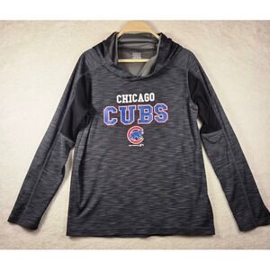 Kids Chicago Cubs Pullover Hoodie LS Athletic Team Athletics Size XL 14/16